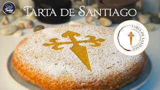 TARTA de SANTIAGO  Receta Original auténtica con Indicación Geográfica Protegida [upl. by Ahsimac]