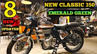 All New 2024 Royal Enfield Classic 350 Emerald Green 💚💚 New Classic 350  Local Abroad [upl. by Solberg]