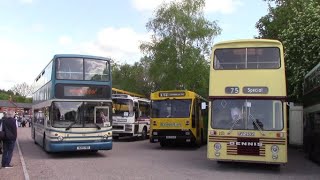 Quorn 2022 Bus amp Train Spectacular Leicester Transport Heritage Trust [upl. by Anerec]