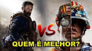 MODERN WARFARE VS BLACK OPS COLD WAR QUAL FOI O MELHOR [upl. by Ellecrad]