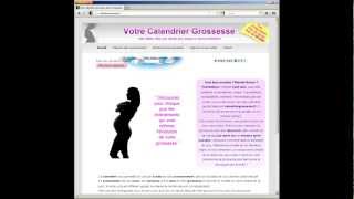 Le calendrier de votre grossesse jours et semaines [upl. by Eilatam]