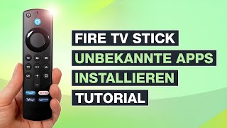 AMAZON FIRE TV STICK unbekannte Apps installieren  Tutorial  Testventure [upl. by Nozicka]