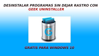 ✅Desinstale programas sin dejar rastro con Geek Uninstaller mas facilmente✅  LINK EN LA DESCRIPCION [upl. by Ailhat]