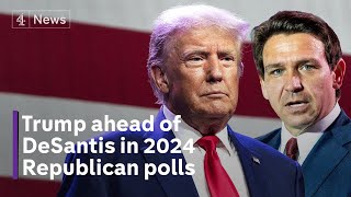 Trump maintains lead over Republican rival DeSantis poll shows [upl. by Patricio]