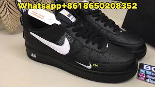 Review Nike Air Force 1 Low Utility Black White from BOOTSFY [upl. by Lareine490]