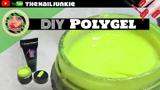 Polygel  DIY Color Polygel Tutorial [upl. by Furr]