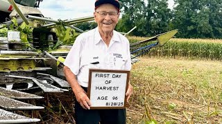 Harvesting the Good Life 96YearOld Pennsylvania Farmer Still Commanding the Silage Chopper [upl. by Shauna]