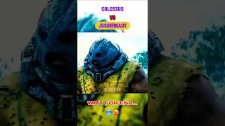 JUGGERNAUT VS COLOSSUS🥵🥶  WAİT FOR END juggernaut colossus deadpool2 mcuedit shorts [upl. by Toomay]