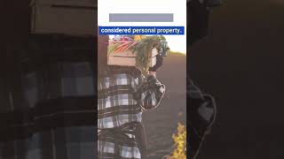 Real vs Personal property plants and crops shorts realestate [upl. by Inaffets718]