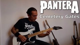 Pantera  Cemetery Gates  Guitar Solo Cover [upl. by Blase396]