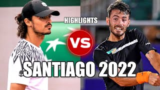 Juan Ignacio Londero vs Andrea Collarini SANTIAGO 2022 Highlights [upl. by Yhtrod]