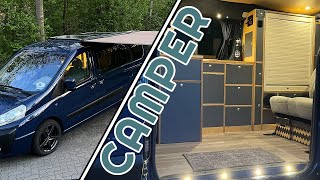 Fiat Scudo  Citroen Jumpy  Peugeot Expert DIY Camper van conversion  Beste VW T5 T6 Alternative [upl. by Adnorhs]