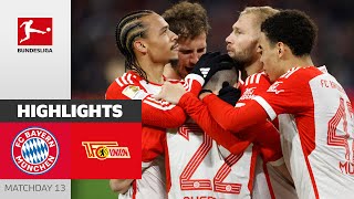 FC Bayern München  Union Berlin 10  Highlights  Matchday 13 – Bundesliga 202324 [upl. by Aztiley]