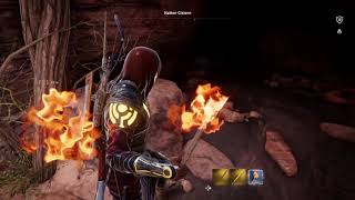 Loot treasure location Hathor Cistern underneath Temple of Hathor  AC Origins [upl. by Agemo]