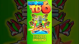 Advanced Challenge 7112024 Bloons TD6 shorts bloonstd6 btd6 challenge strategy [upl. by Anauqaj]