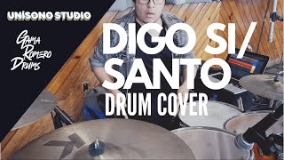 Digo sí  Santo  Coalo Zamorano drum cover en vivo [upl. by Nofets]