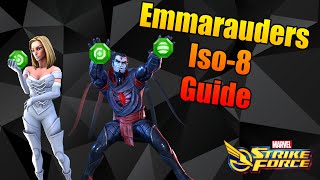 What Iso8 to put on Your Emmarauders Team  MSF  Marvel Strike Force [upl. by Ruddy]