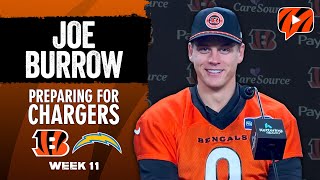 Joe Burrow on JaMarr Chases Dominance Bengals vs Chargers and MORE [upl. by Halimaj]