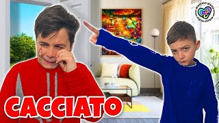 FIGLIODIEGO BULLO CACCIA DI CASA IL SUO MIGLIORE AMICO FRANCESCO [upl. by Nyrahtak]