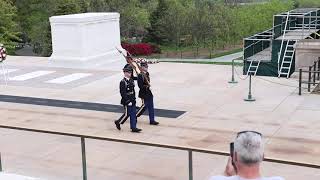 Watch Changing of the Guard at the Tomb of the Unknown Soldier  Arlington National Cemetery [upl. by Hahseram]