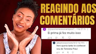 REAGINDO AOS COMENTÁRIOS peça o seu alô [upl. by Gabriello194]