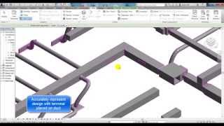 Revit 2014 Air Terminals on Duct [upl. by Aihsot507]