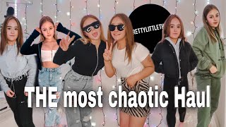 THE most chaotic Pretty Little Thing Haul ft Payton [upl. by Benton]