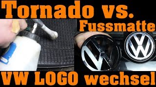 Fussmatten reinigung und VW Emblem wechsel 🔧 [upl. by Kreindler]