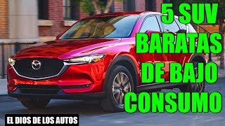 5 MEJORES SUVs BARATAS DE BAJO CONSUMO [upl. by Aneleiram]