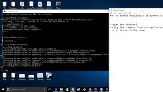 how to install matplotlib in python windows [upl. by Ahsinel795]