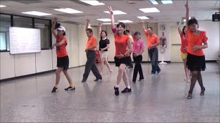 A Chinese Rumba｜Line Dance by Kenny Teh｜我悄悄地矇上你的眼睛 [upl. by Ymme41]