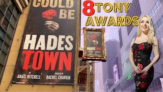 Seeing HADESTOWN on Broadway 🥀 New York Travel Vlog [upl. by Kcirdot702]