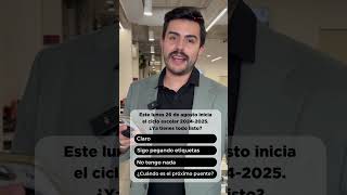 Este lunes 26 de agosto inicia el ciclo escolar 20242025 ¿Ya tienes todo listo [upl. by Sidnala]