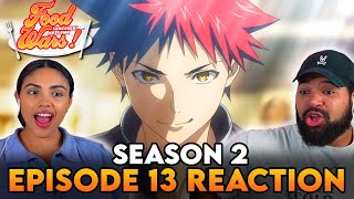 SEASON 2 FINALE  Food Wars Season 2 Episode 13 Reaction [upl. by Dlonyer]