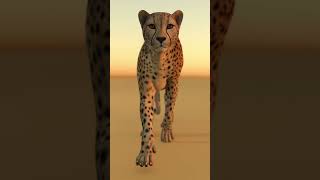 Cheetah 3D Model Walk and Run Cycle  PROmax3D [upl. by Gualterio511]