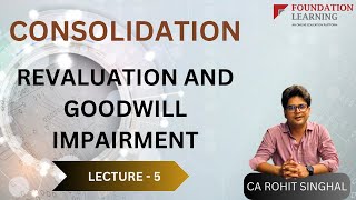 ACCA SBR Lecture 5ConsolidationRevaluation and Goodwill impairment by CA Rohit Singhal [upl. by Cruce]