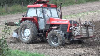 Ursus 1224  pług wahadłowy  cambell  Orka  plowing  pflügen  labour [upl. by Modla786]