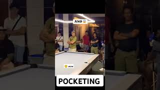 POCKETING 😱 subscribe kmjsbilliard efrenbatareyes [upl. by Ordnazil]