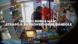 quotAcá NO ROBÁS MÁSquot ATRAPÓ a su proveedor robándole  TELEFE NOTICIAS [upl. by Keppel]