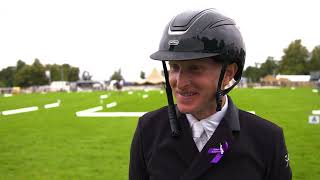 Aaron Millar Over the Moon and Pleased with His Burghley Course [upl. by Dryfoos]