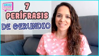 7 PERÍFRASIS de gerundio  Aprender Español  María Español [upl. by Fairfield]