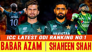 ICC latest ODI Ranking  Babar Azam  Shaheen shah [upl. by Germin]