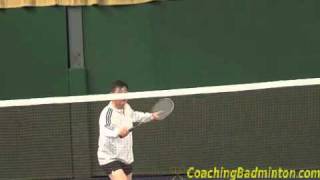 Badminton Backhand Tap Drive [upl. by Chura601]