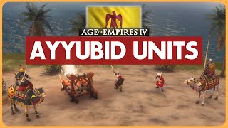 All NEW Ayyubids Units in AoE4 [upl. by Ilke]