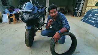 Changing Tyres Of Suzuki Gixxer Sf 250 New Trip Shuru Ho Gayi🥰 [upl. by Gary394]