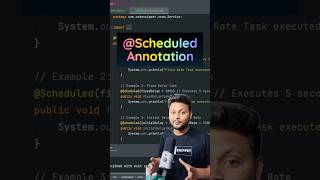 Scheduled Annotation In Spring coding javaframework programming springboot [upl. by Malone664]