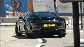 Straight Pipe Novitec Ferrari 812 Superfast sounds 1080p [upl. by Yetsirhc]