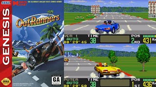 Outrun For 2 Players  OUTRUNNERS  Sega Genesis [upl. by Rusty950]