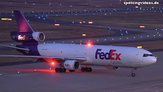 FedEx MD11  CGN Airport  20220310 [upl. by Oriole]