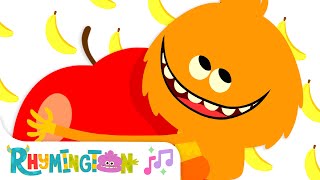 Apples And Bananas  Monster Song for Kids  Rhymington Square [upl. by Llerraf]